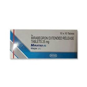 Mirabegron 25mg Tablet  Miratas