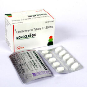 Monoclar 500mg Tablet Clarithromycin