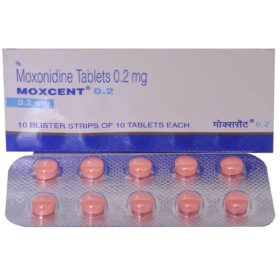 Moxonidine  0.2mg Tablet Moxcent
