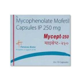 Mycept 250mg Capsule Mycophenolate mofetil
