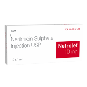 Netilmicin 10mg Injection Netrolet