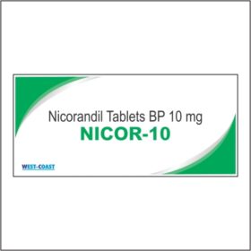 Nicorandil 10mg Tablet Nicor