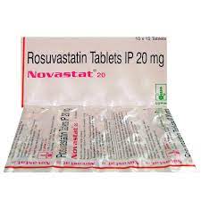 Novastat 20mg Tablet Rosuvastatin
