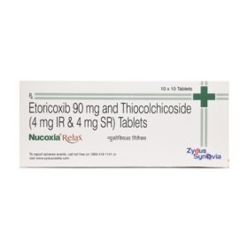 Etoricoxib+Thiocolchicosidein 90mg+4mg Nucoxia Relax Tablet
