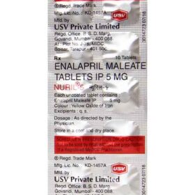 Enalapril 5mg Tablet Nuril