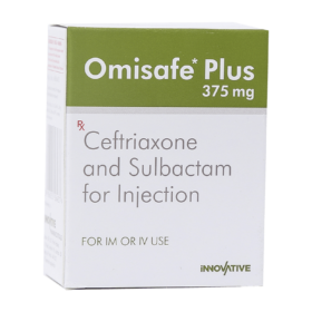 Ceftriaxone 375mg Injection Omisafe Plus
