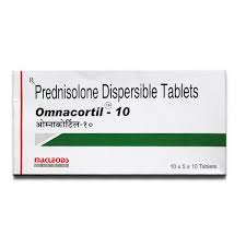 Prednisolone 10mg Tablet omnacortil 10