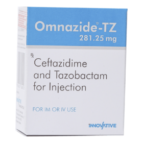 Ceftazidime 281.25mg Injection Omnazide TZ