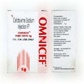 Cefotaxime 1g Omnicef Injection