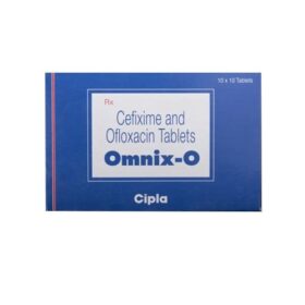Cefixime+Ofloxacin 200mg+200mg Omnix-O Tablet