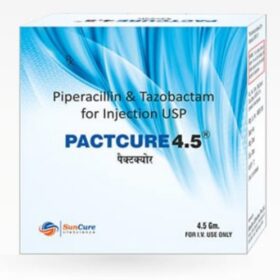 Piperacillin Tazobactum 4000mg+500mg Pactcure 4.5 Injection