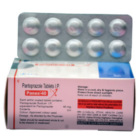 Pantoprazole 40mg Tablet Panex