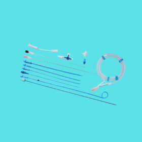 Percutaneous Pigtail Nephrostomy Catheter Set