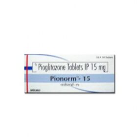 Pioglitazone 15mg Tablet Pionorm