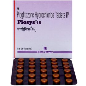Pioglitazone 15mg Tablet Piosys 15