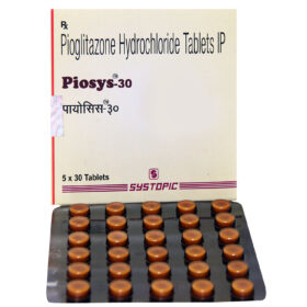 Pioglitazone 30mg Tablet Piosys 30