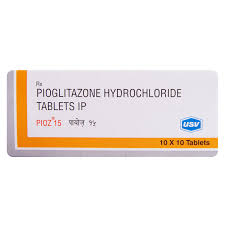 Pioglitazone 15mg Tablet Pioz 15