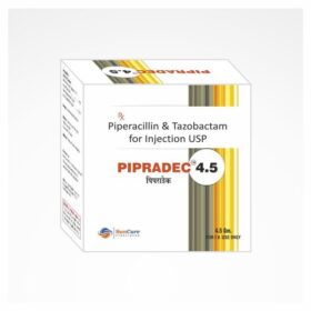 Piperacillin Tazobactum 4000mg+500mg Pipradec 4.5 Injection