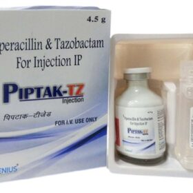 Piperacillin Tazobactum 4000mg+500mg Piptak-Tz Injection