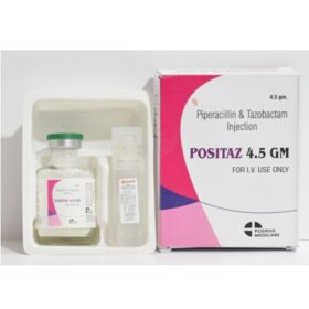 Piperacillin Tazobactum 4000mg+500mg Positaz 4.5g Injection