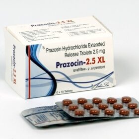Prazosin 2.5mg Tablet Prazocin XL