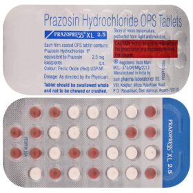 Prazosin 2.5mg Tablet Prazopress XL