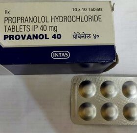 Propanolol 40mg Tablet Provanol