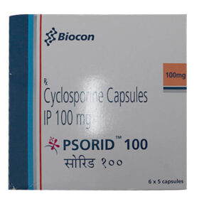 Ciclosporin 100mg Capsule Psorid