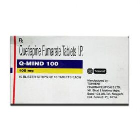 Q Mind 100mg Tablet Quetiapine