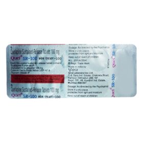 Quel SR 100mg Tablet Quetiapine