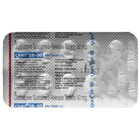 Quel SR 50mg Tablet Quetiapine