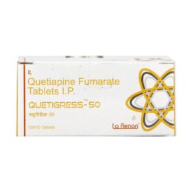 Quetigress  50mg Tablet Quetiapine