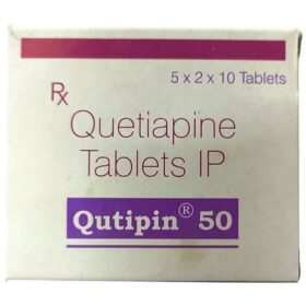 Quetiapine 50mg Tablet Qutipin