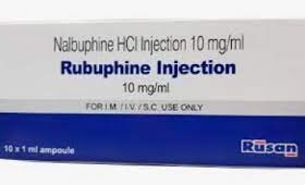 Nalbuphine Hydrochloride 20mg Injection Rubuphine