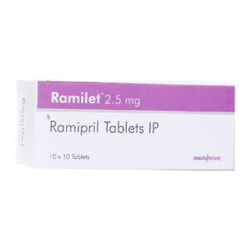 Ramipril 2.5mg Tablet Ramilet
