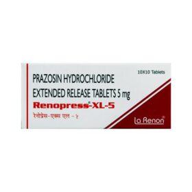 Prazosin 5mg Tablet Rinopress XL