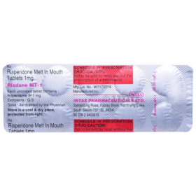 Risperidone 1mg Risdone MT-1 Tablet