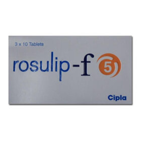 Fenofibrate+Rosuvastatin 145mg+5mg Rosulip-F 5 Tablet