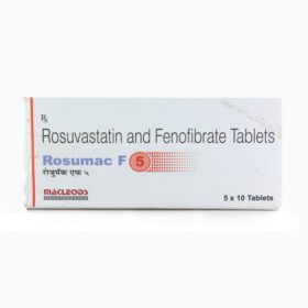 Fenofibrate+Rosuvastatin 67mg+5mg Rosumac-F 5 Tablet