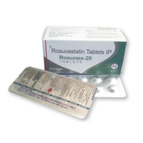 Rosunex  20mg Tablet Rosuvastatin