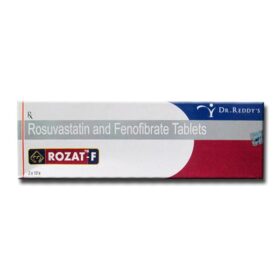 Fenofibrate+Rosuvastatin 160mg+20mg Rozat-F 20 Tablet