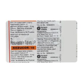 Rozucor 10mg Tablet Rosuvastatin