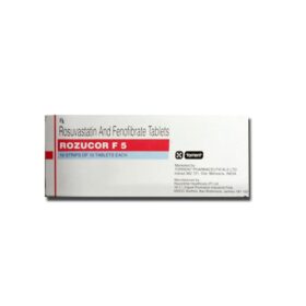 Fenofibrate+Rosuvastatin 160mg+5mg Rozucor-F 5 Tablet