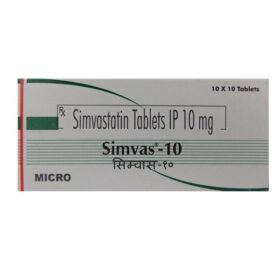 Simvas 10mg Tablet Simvastatin