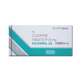Clozapine 25mg Tablet Skizoril