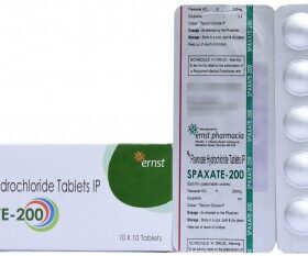 Flavoxate 200mg Tablet Spaxate