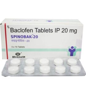 Spinobak 20mg Tablet Baclofen