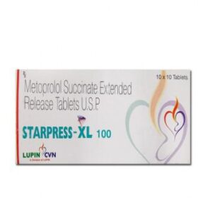 Metoprolol Succinate 100mg tablet Starpress XL