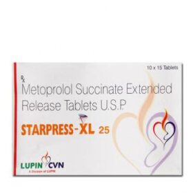 Metoprolol Succinate 25mg tablet Starpress XL