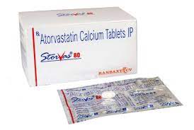 Storvas  80mg Tablet Atorvastatin